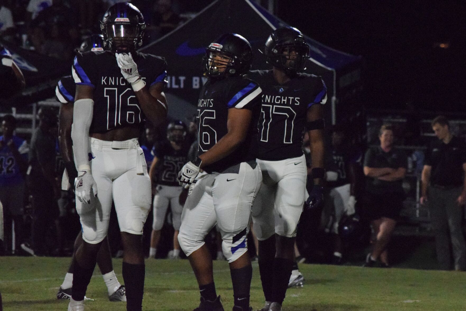 Seeing double: Augustus twins anchor Catholic defensive front